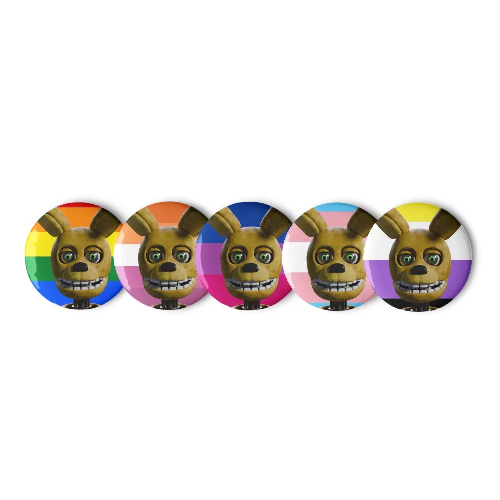 Springy Bright Pride Pins! (Set 1) product image (9)