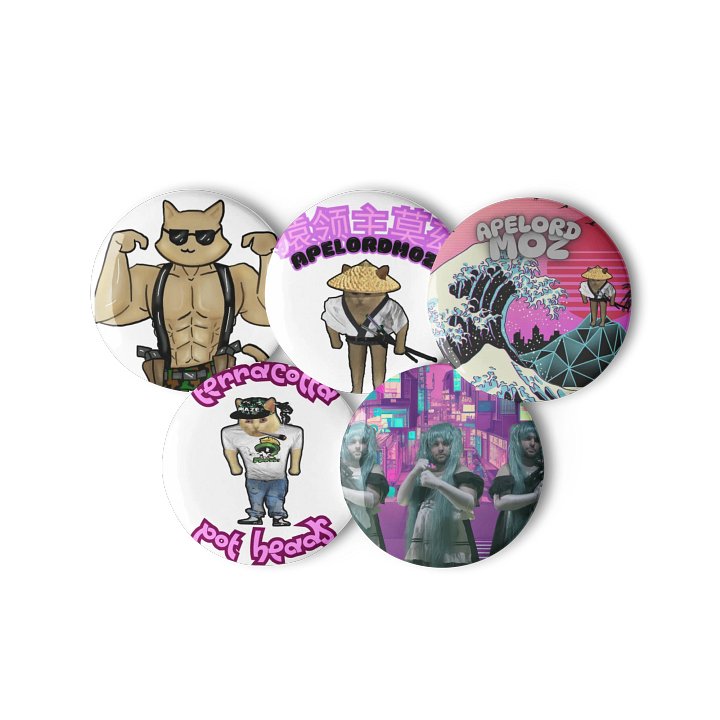 Miku Maid Squad Pin Button Set product image (3)