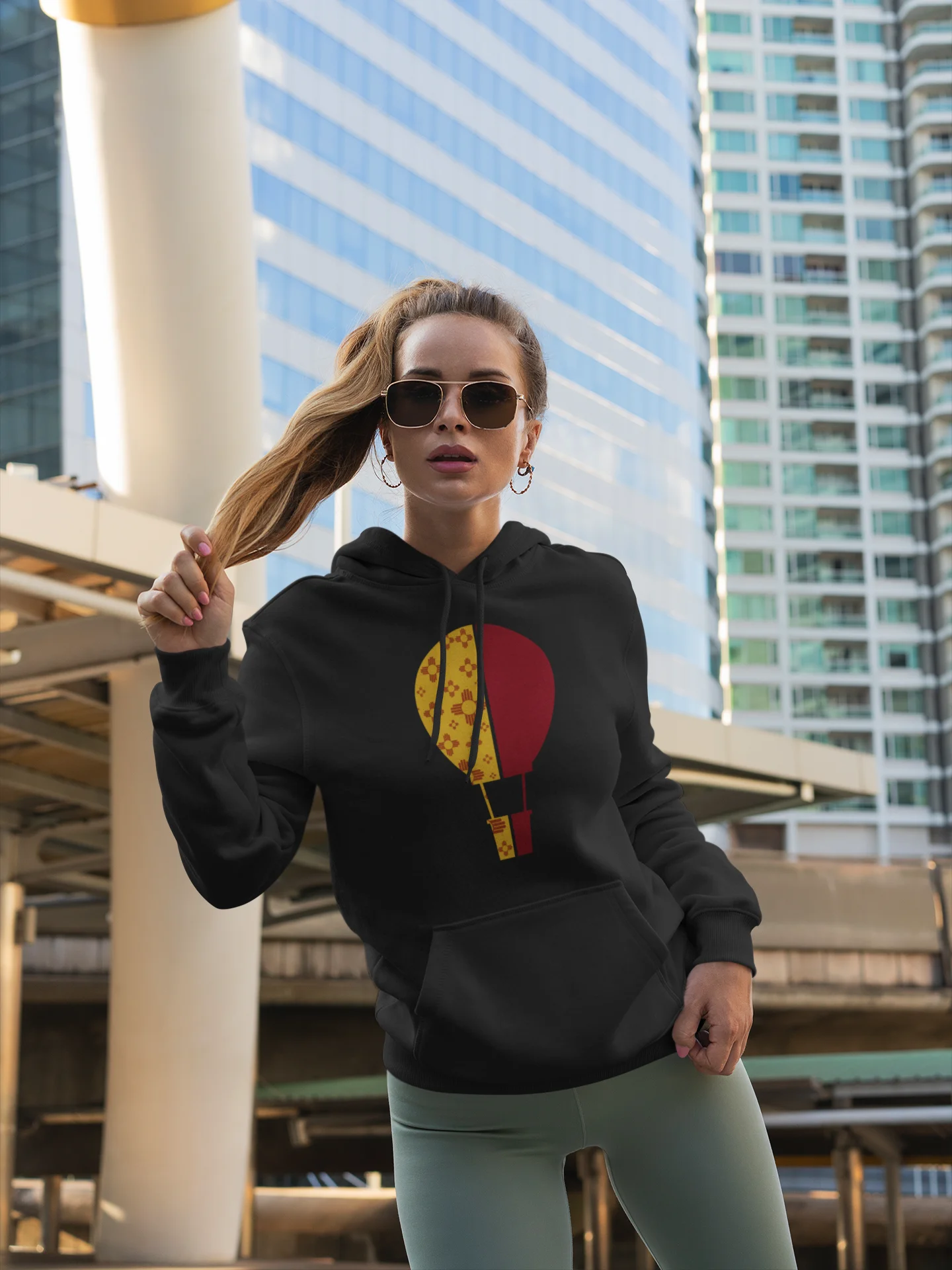 New Mexico Hot Air Balloon Unisex Premium Hoodie product image (1)