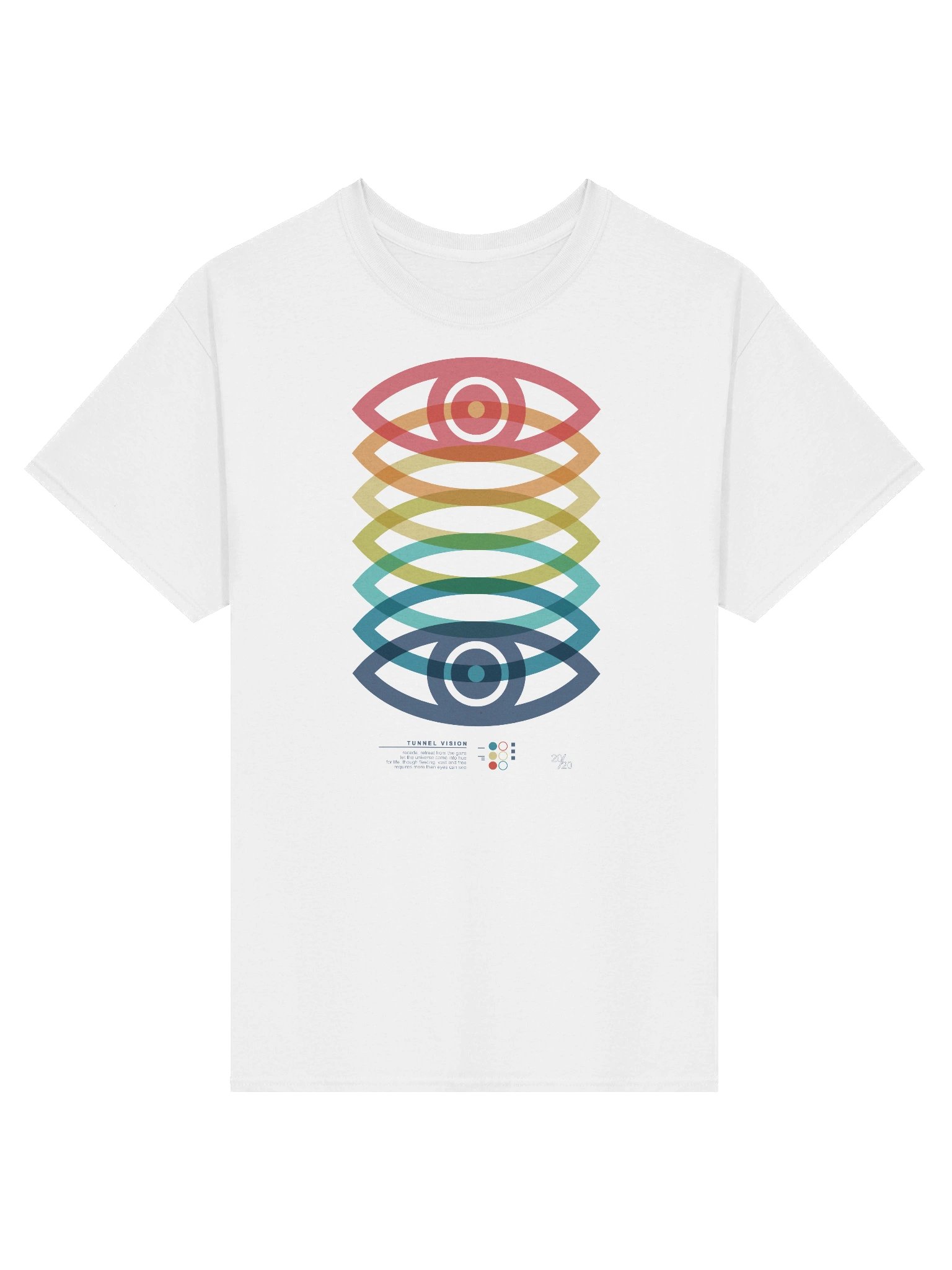 Tunnel vision graphic t-shirt product image (133)