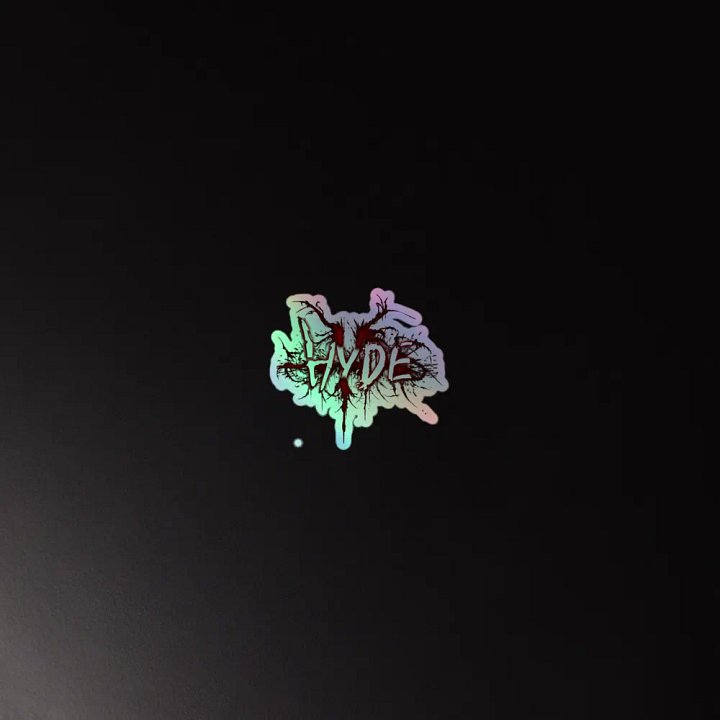 HYDE Logo Kiss-Cut Holographic Sticker Sheet product image (2)