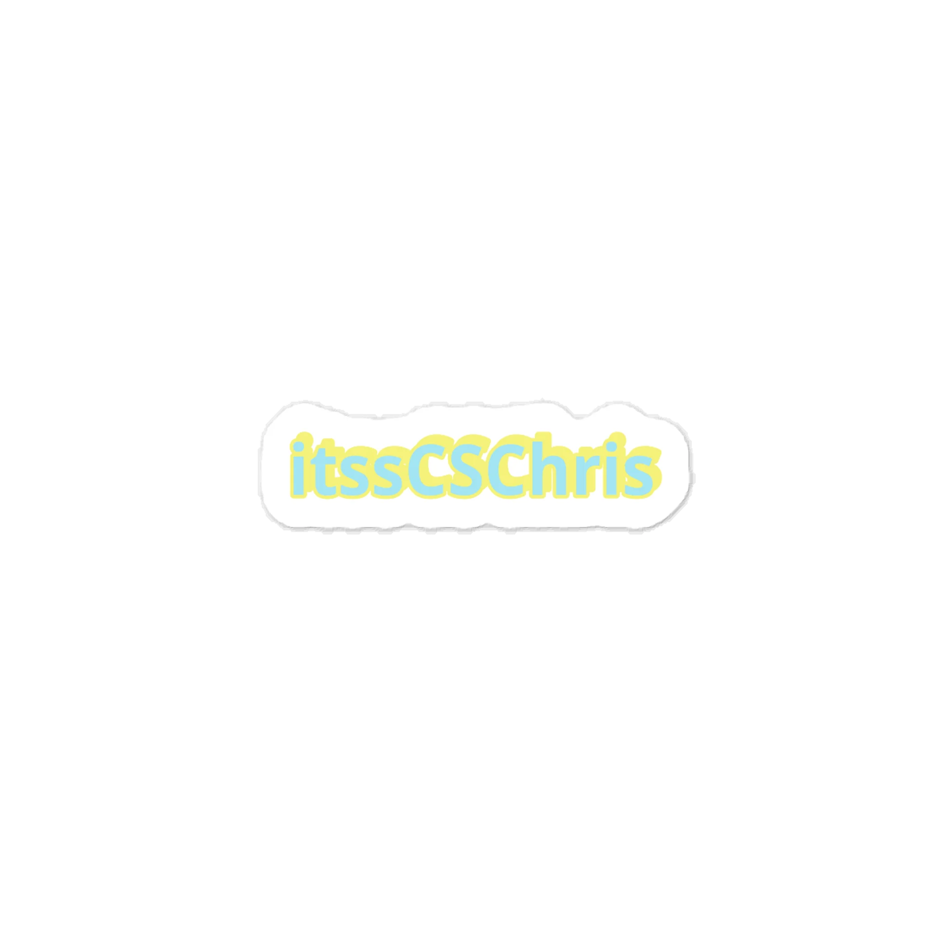 itssCSChris Sticker product image (1)