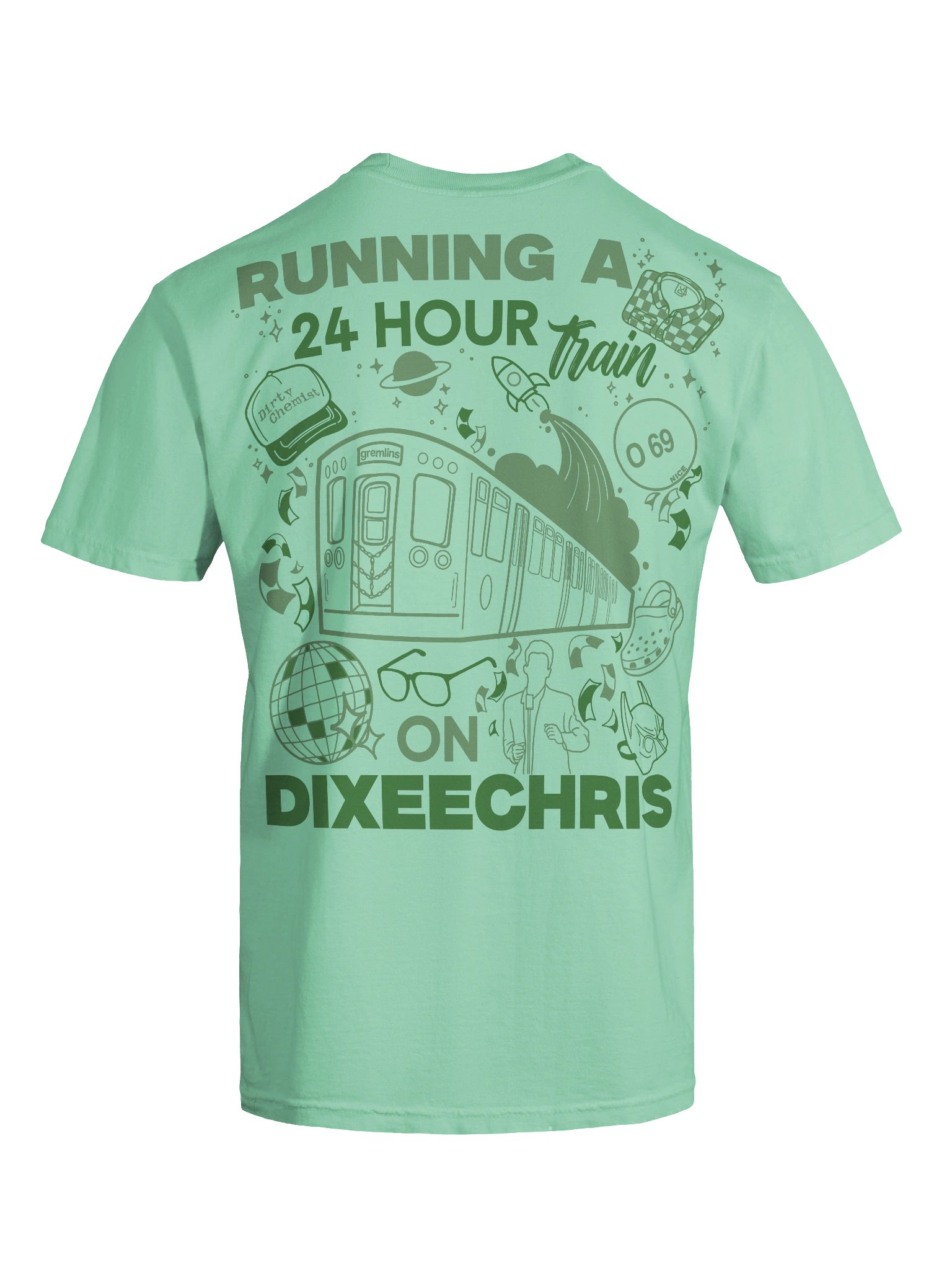 24hr Train Tee - Green product image (5)