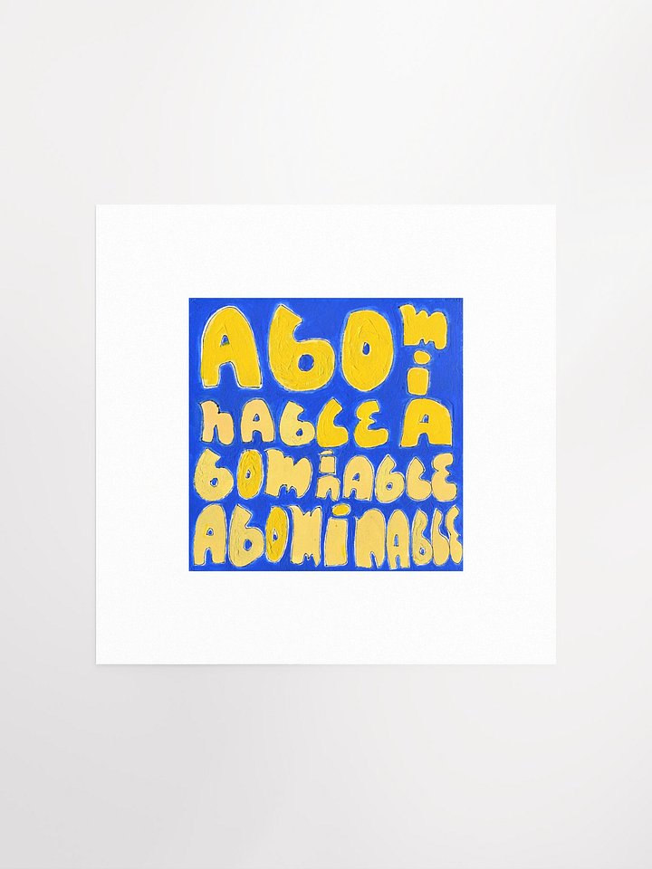 Abominable Print (2nd of 52) (2008) product image (2)