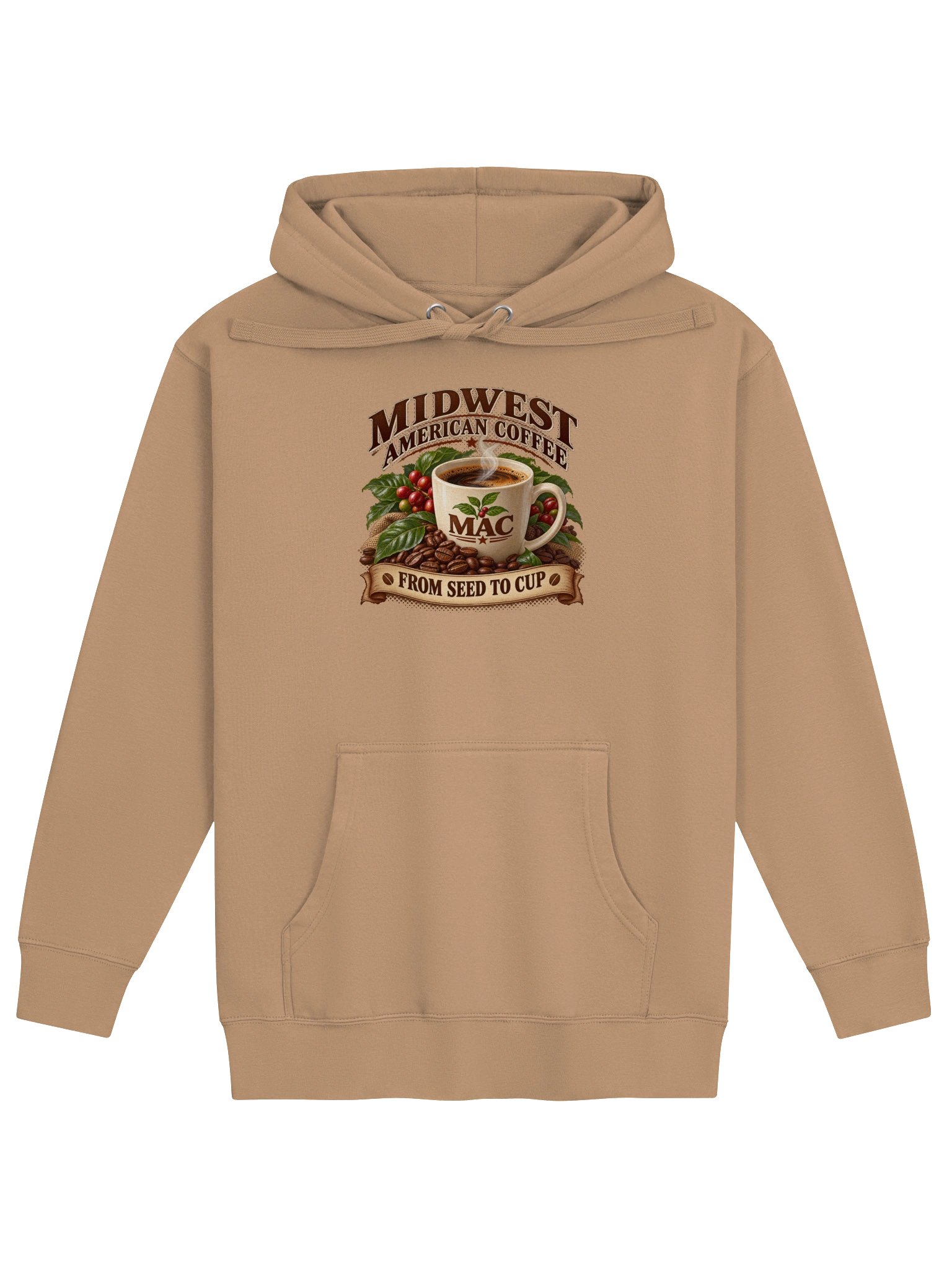 Midwest American Coffee House Blend Hoodie – From Seed to Cup product image (1)