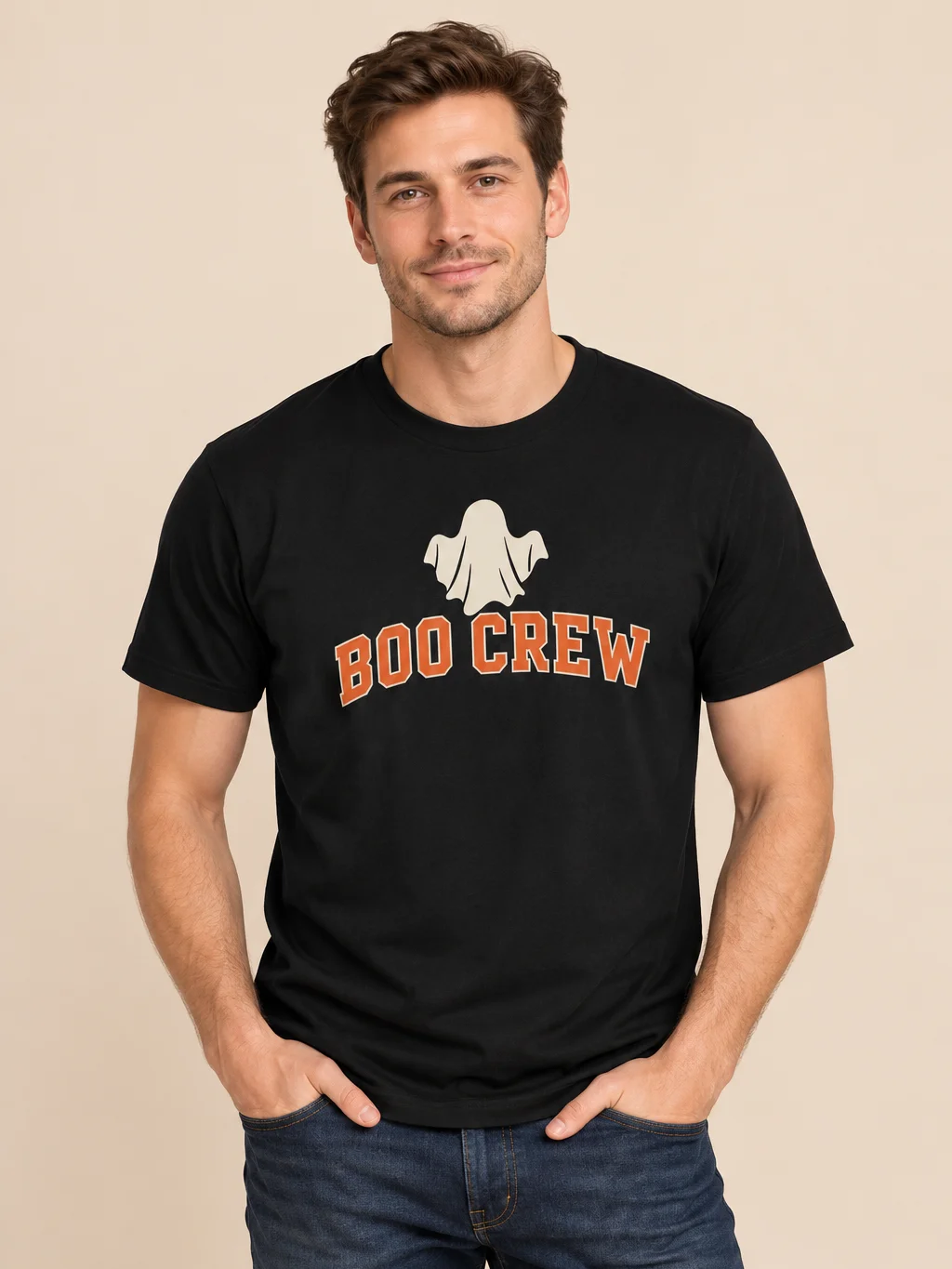 Boo Crew Halloween Ghost Tee product image (1)