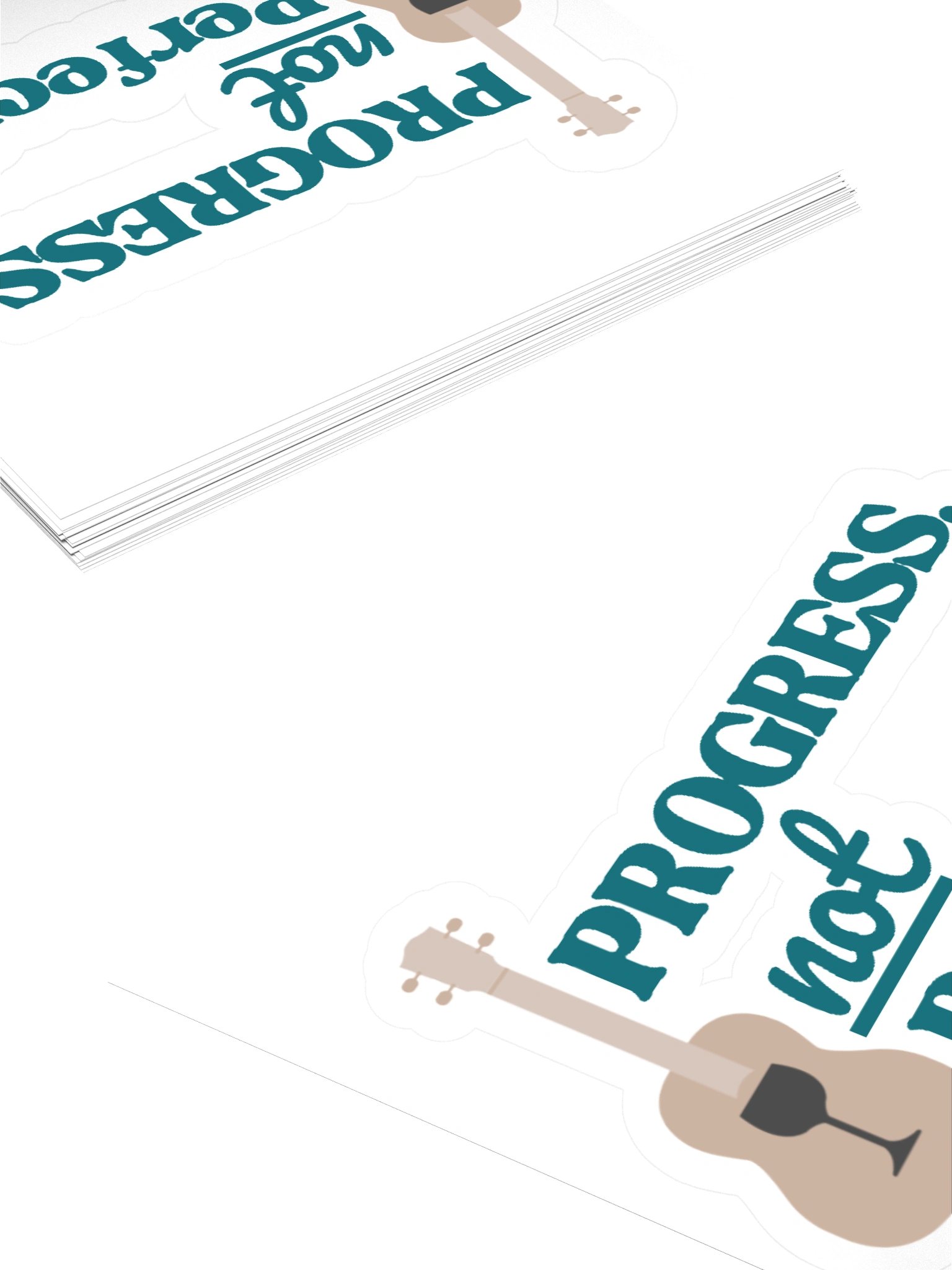 Progress Not Perfection Sticker product image (12)