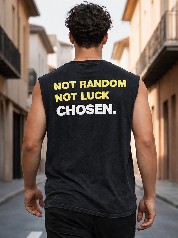 WHO AM I? I AM CHOSEN MUSCLE TEE (01/06) product image (2)