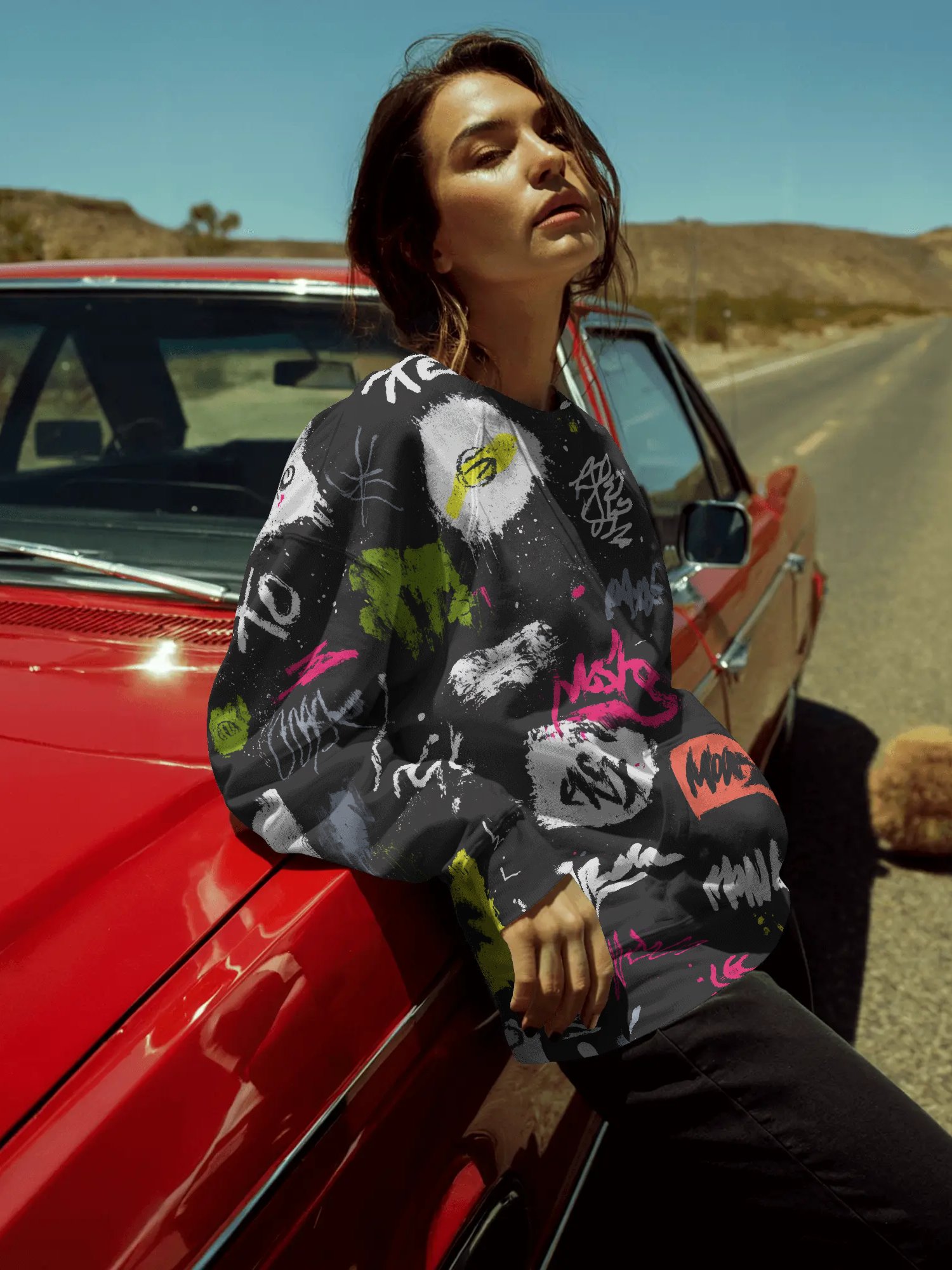 PSYCHO Collection – Cognitive Noise – All-Over Sweatshirt product image (3)