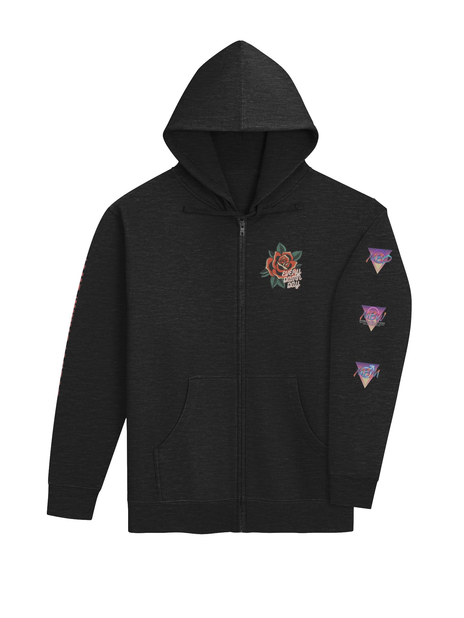 Good is a Verb Zip Up Hoodie product image (15)