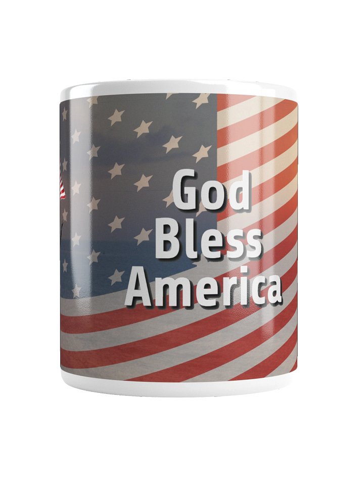 God Bless America — Christian Patriot Glossy Mug - Female product image (2)