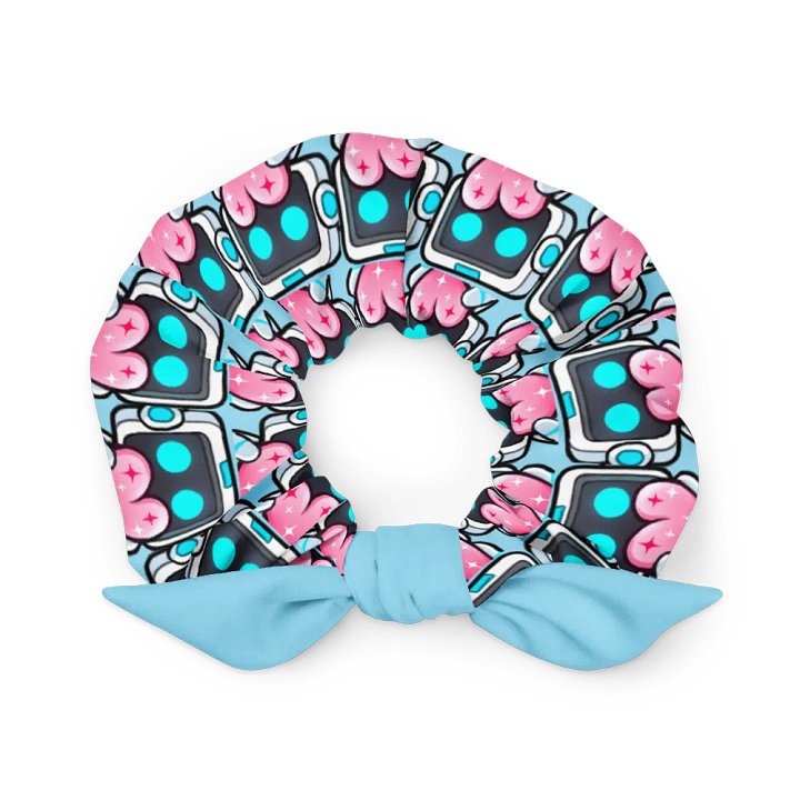 Robot love scrunchie - Blue product image (2)