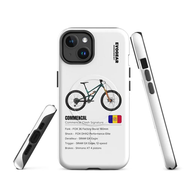 White Commencal Clash Signature iPhone MagSafe Case 2.0 product image (1)