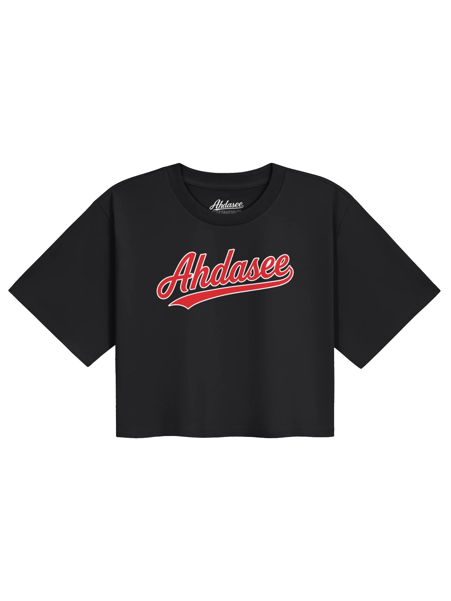 Ahdasee Women's Signature crop Tee