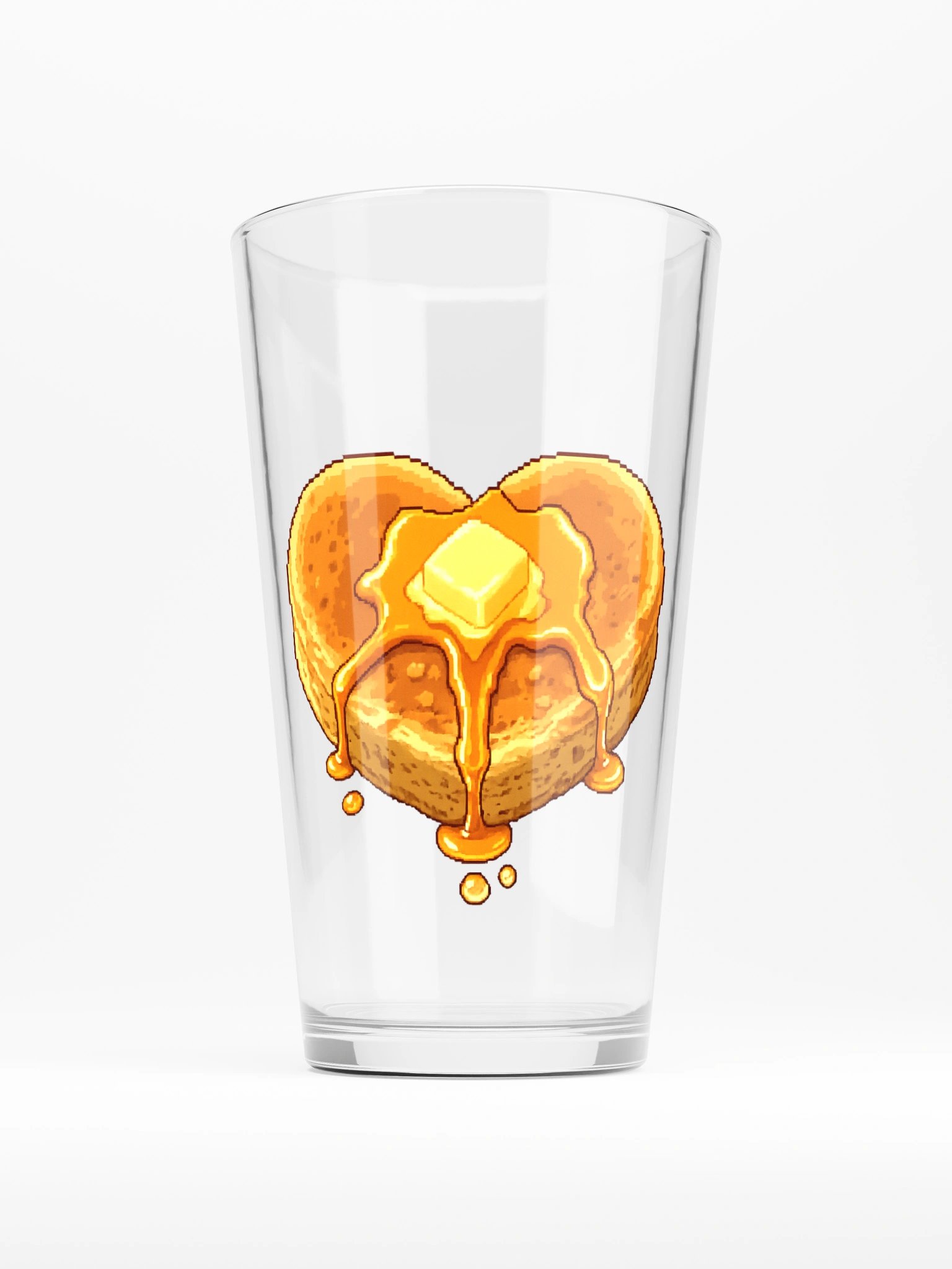 Pancake Heart Pint Glass product image (1)