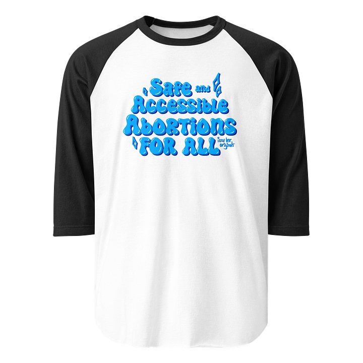 Safe and Accessible Blue 3/4 Tee product image (1)