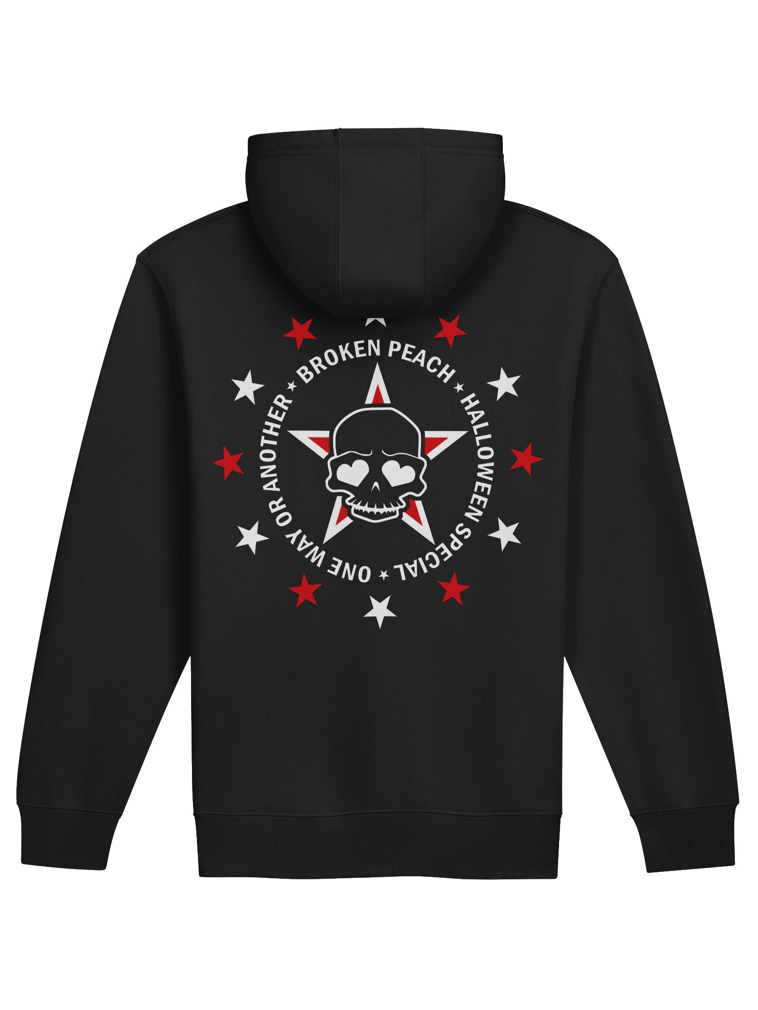 Broken Peach – Unisex One Way or Another Halloween Zip Hoodie product image (2)