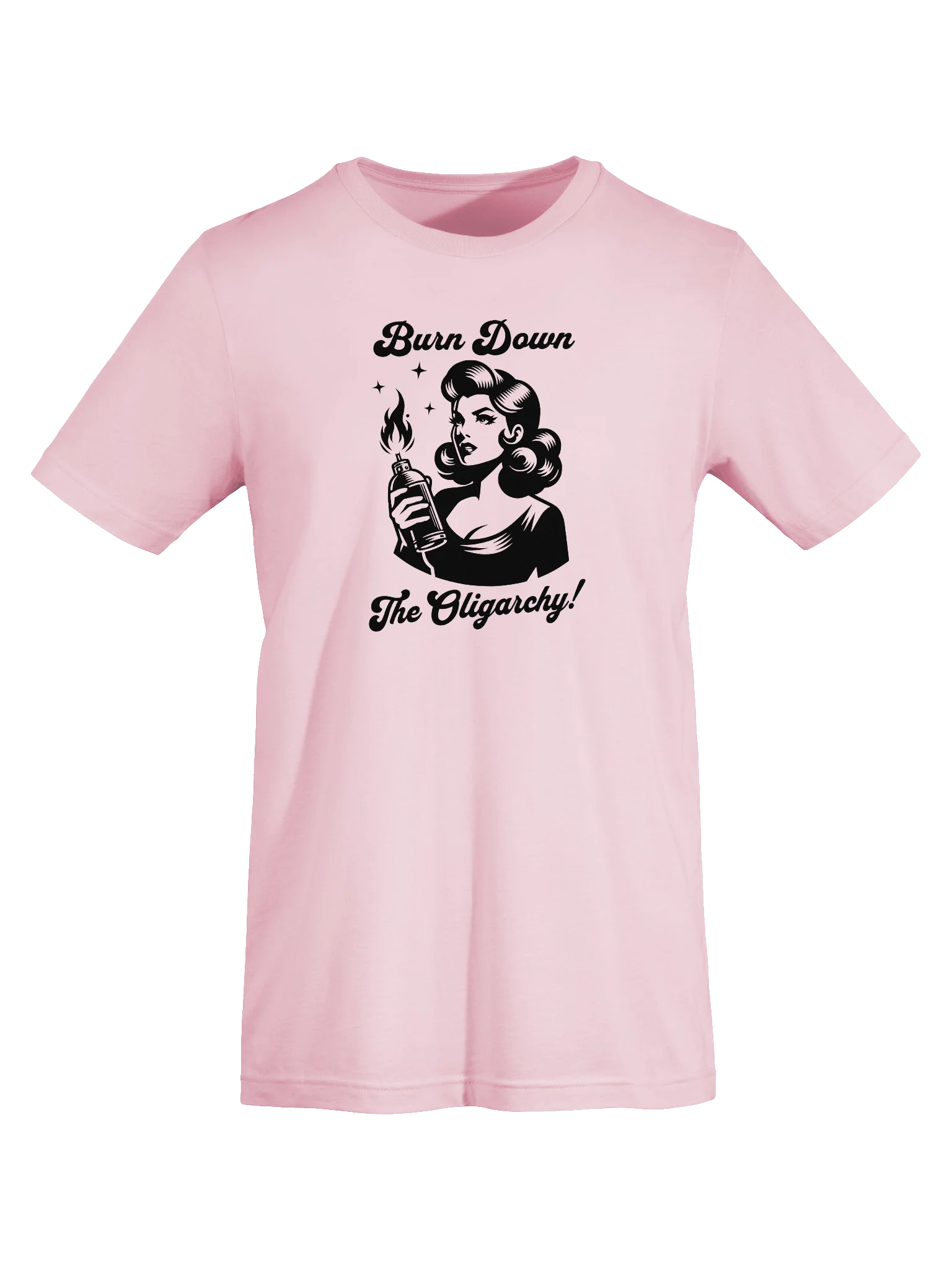 Burn Down The Oligarchy Retro Supersoft T-Shirt product image (28)