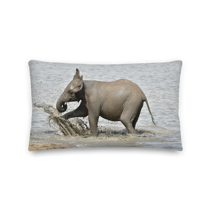 Savannah Soul: The Dual-Perspective Elephant Cushion (Limited Edition) product image (2)
