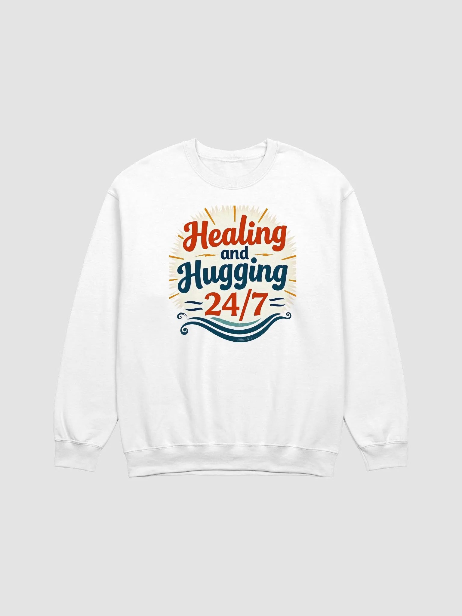Healing and Hugging 24/7 Crewneck Sweatshirt product image (11)