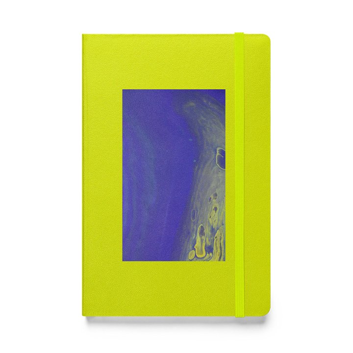Deep in the Purple Strata One Finds Yellow Hardcover Journal product image (1)