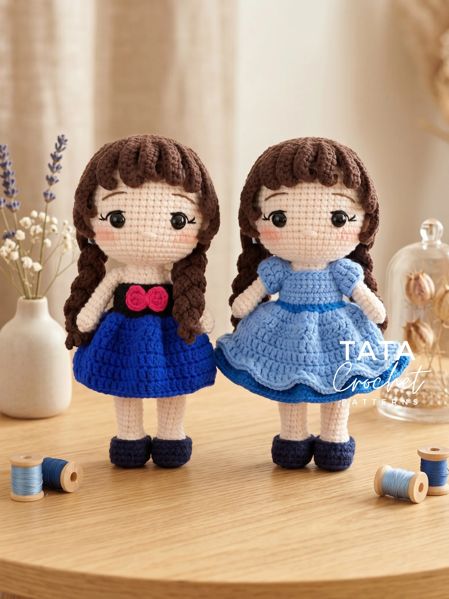 Chibi Doll Amigurumi Crochet Pattern - Bundle 2 | Digital Download PDF product image (3)