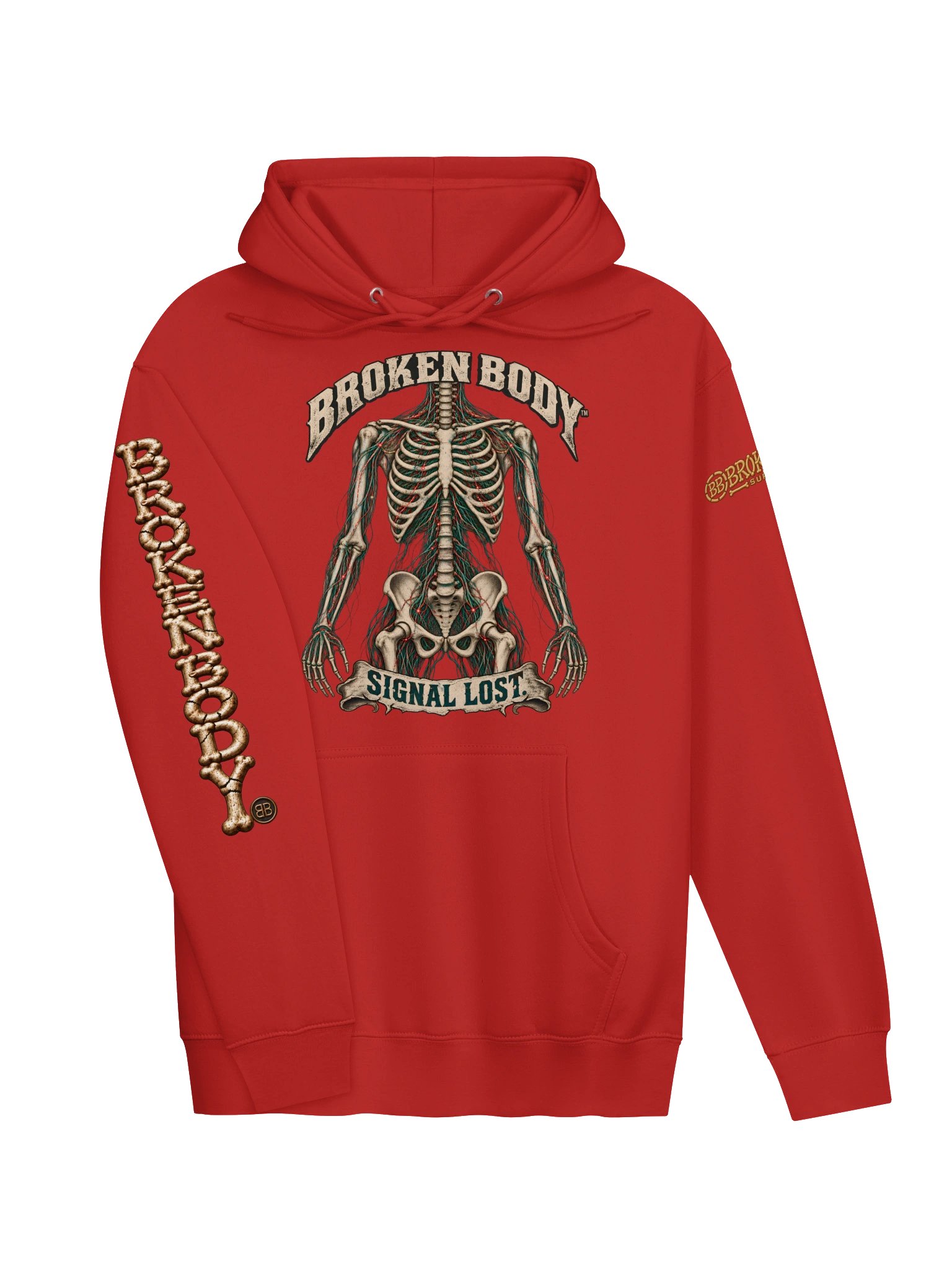 Myelopathy Hoodie — Signal Lost Nerve Damage Design | Rebuild Shop product image (5)