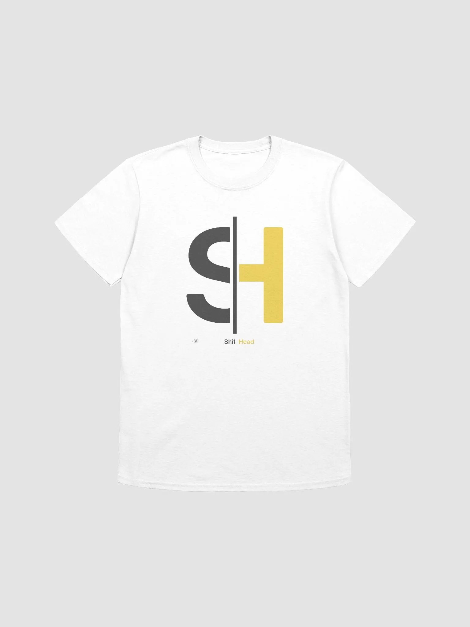 Sh*t Head Graphic Tee – Bold, Minimalist, and Ironic Statement Shirt product image (2)