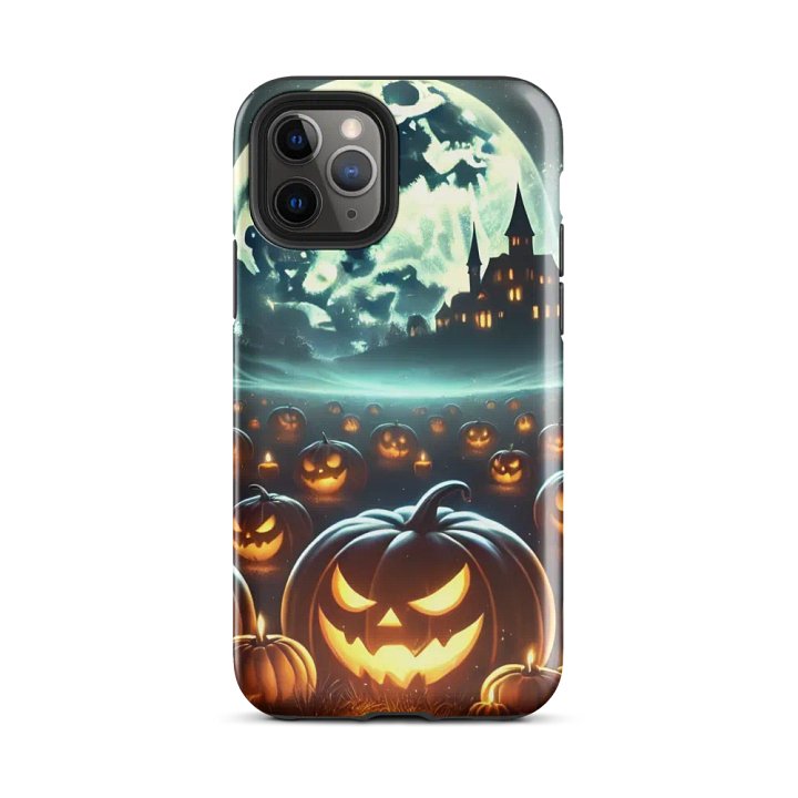 Haunted Pumpkin Patch iPhone Tough Case - Halloween Night Design product image (25)