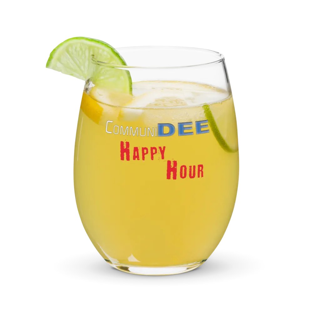 CommuniDEE Happy Hour Wine Glass product image (7)