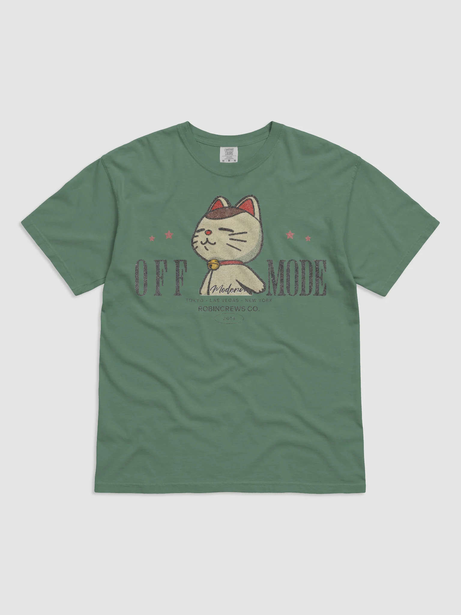 Off Mode Cat T Shirt Relaxed Graphic Tee product image (3)