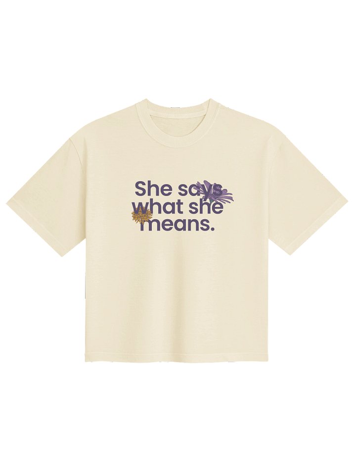 She Says Women's Light Boxy Shirt product image (1)