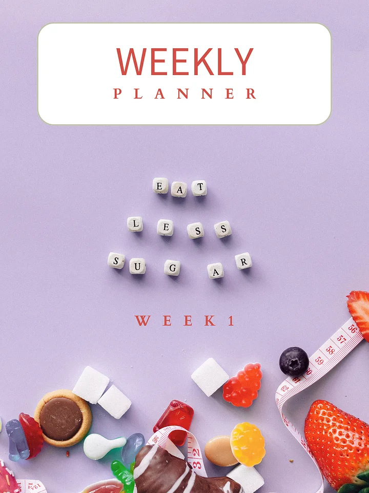 Sugar Tracker Week 1 — Just Notice & Track Your Added Sugar product image (1)