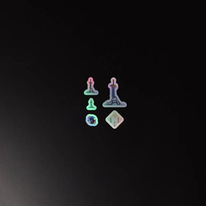 Sword in the Skull - Quel'Serrar Variation - Holo Sticker Sheet product image (4)