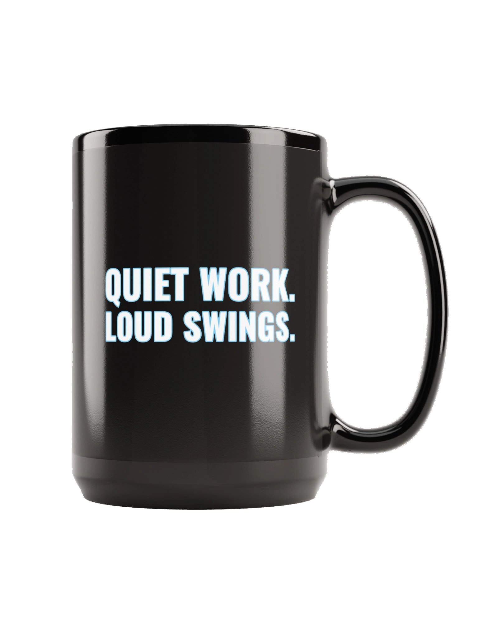 Quiet Work Mug – Black product image (3)