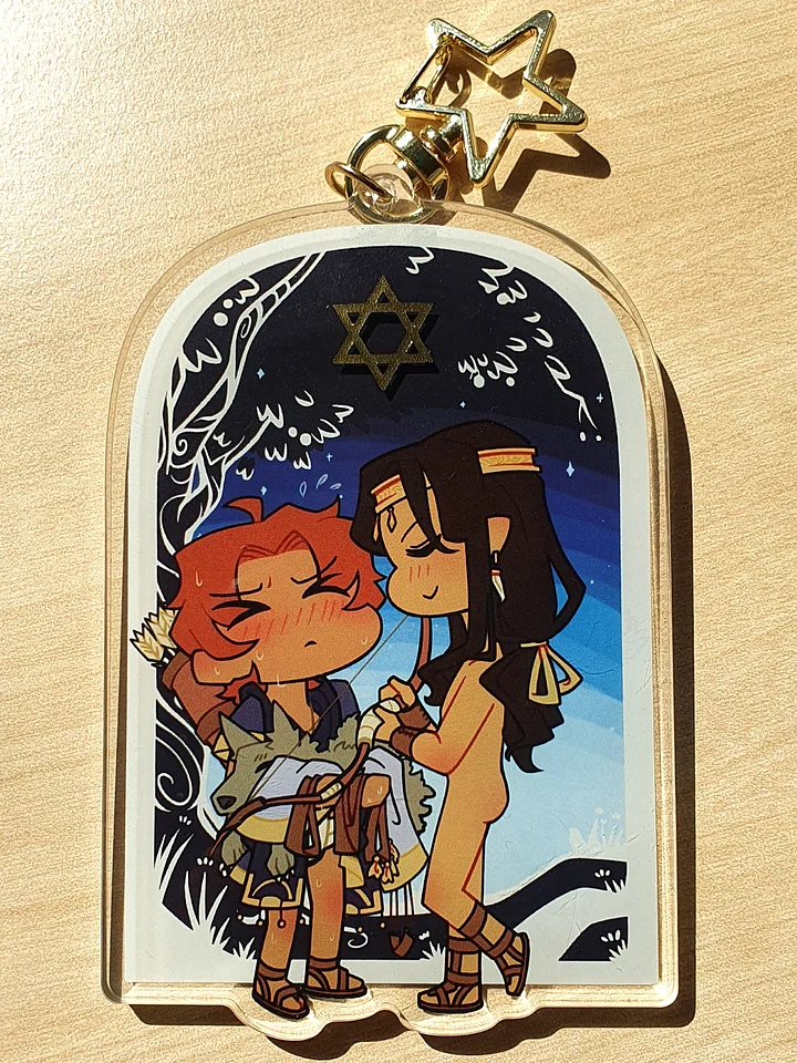 David and Jonathan | Double-Sided Acrylic Keychain product image (2)