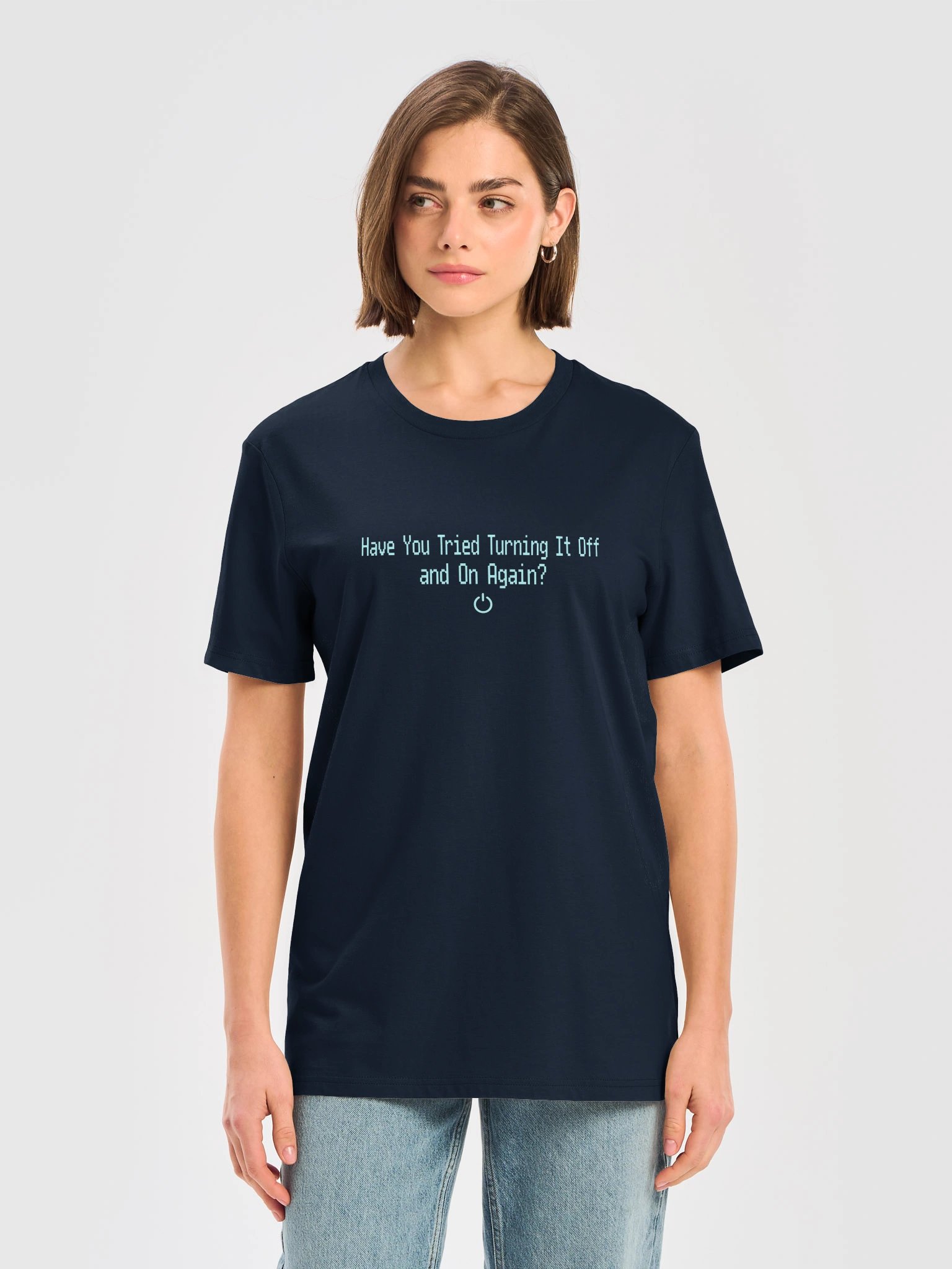 Funny IT Tech Support T-Shirt – Have You Tried Turning It Off and On Again? product image (7)