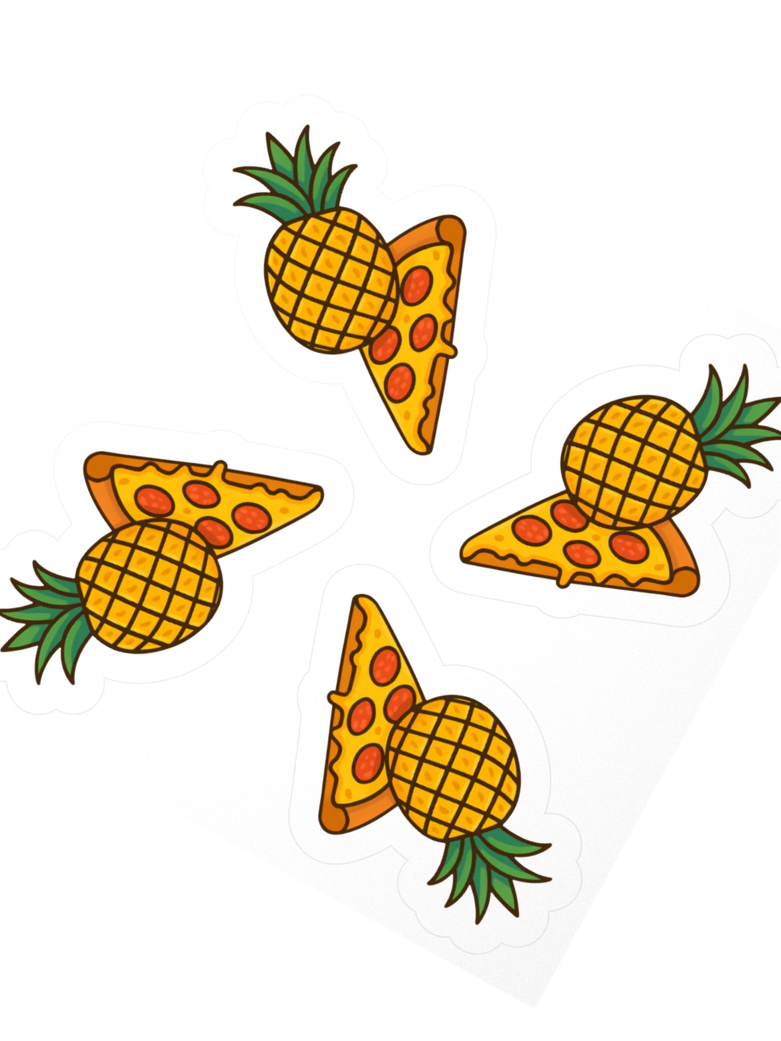 Sticker - Pineapple on Pizza product image (2)