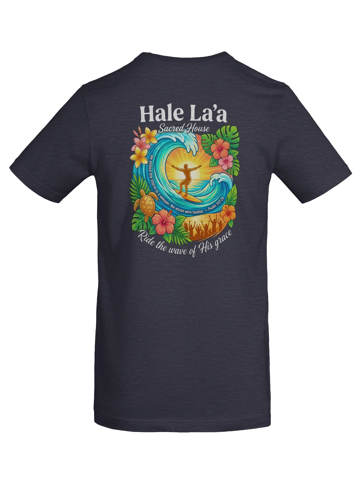 His House Unisex "Hale La'a Surf" T-Shirt product image (6)