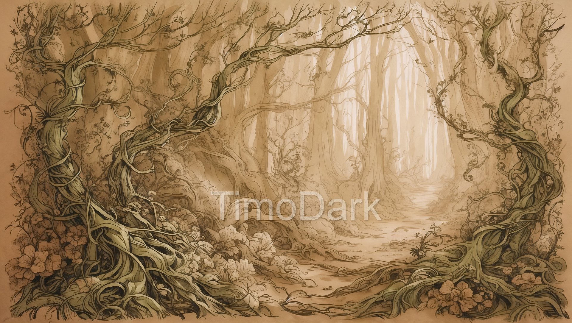 Enchanted Grove Desktop Wallpaper product image (1)