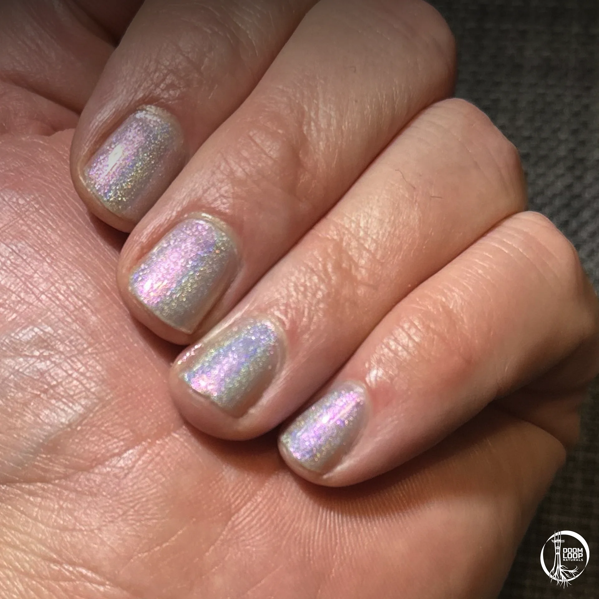 UNCHAINED FELONIES - Holographic Lilac Shimmer Nail Polish product image (6)