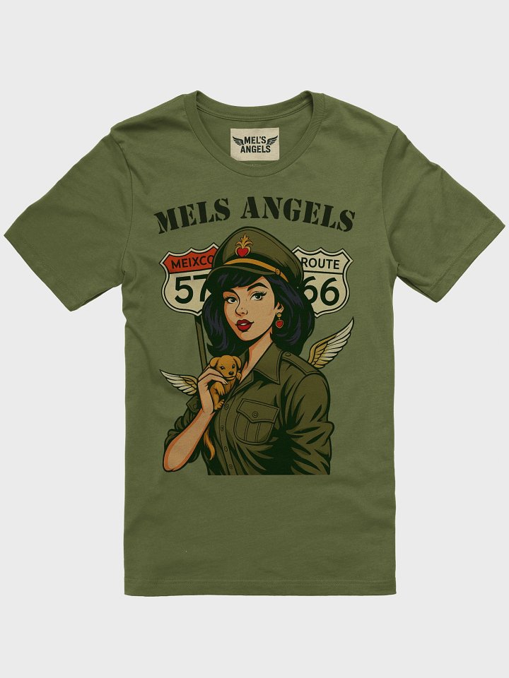 🪽 Mel’s Angels “Route 57–66” Vintage Tee product image (1)