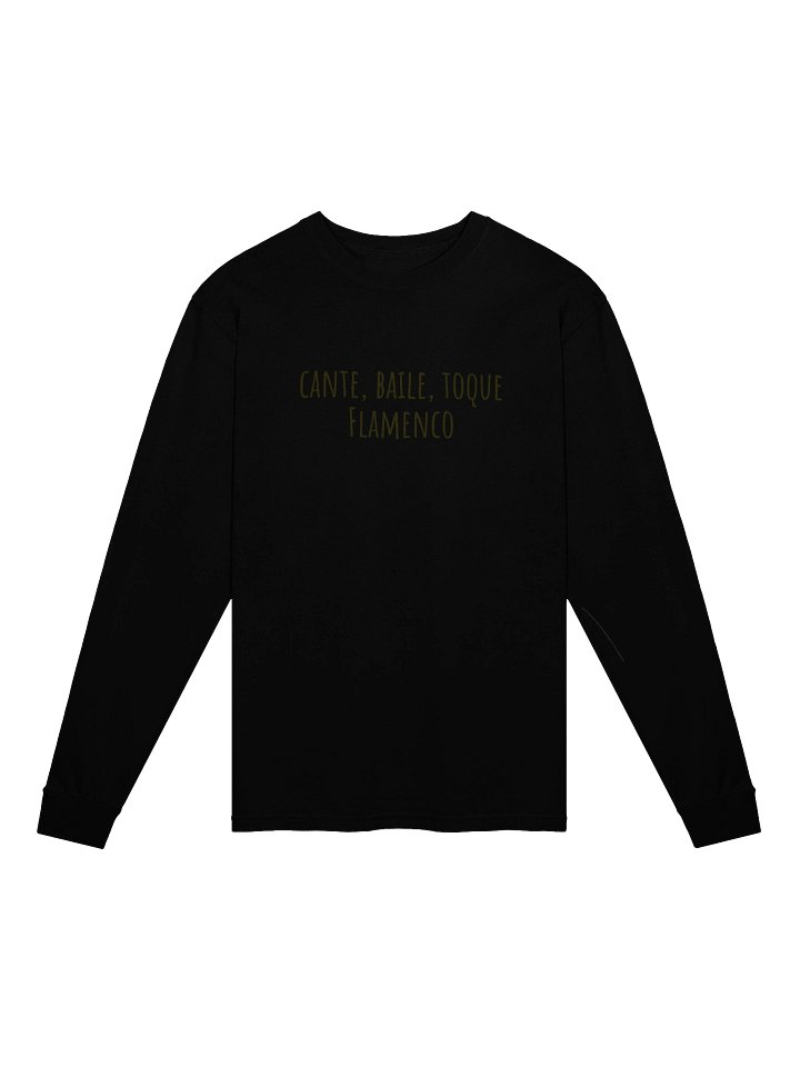 "Carmen" Unisex Long Sleeve T-Shirt- Yellow / Black product image (1)