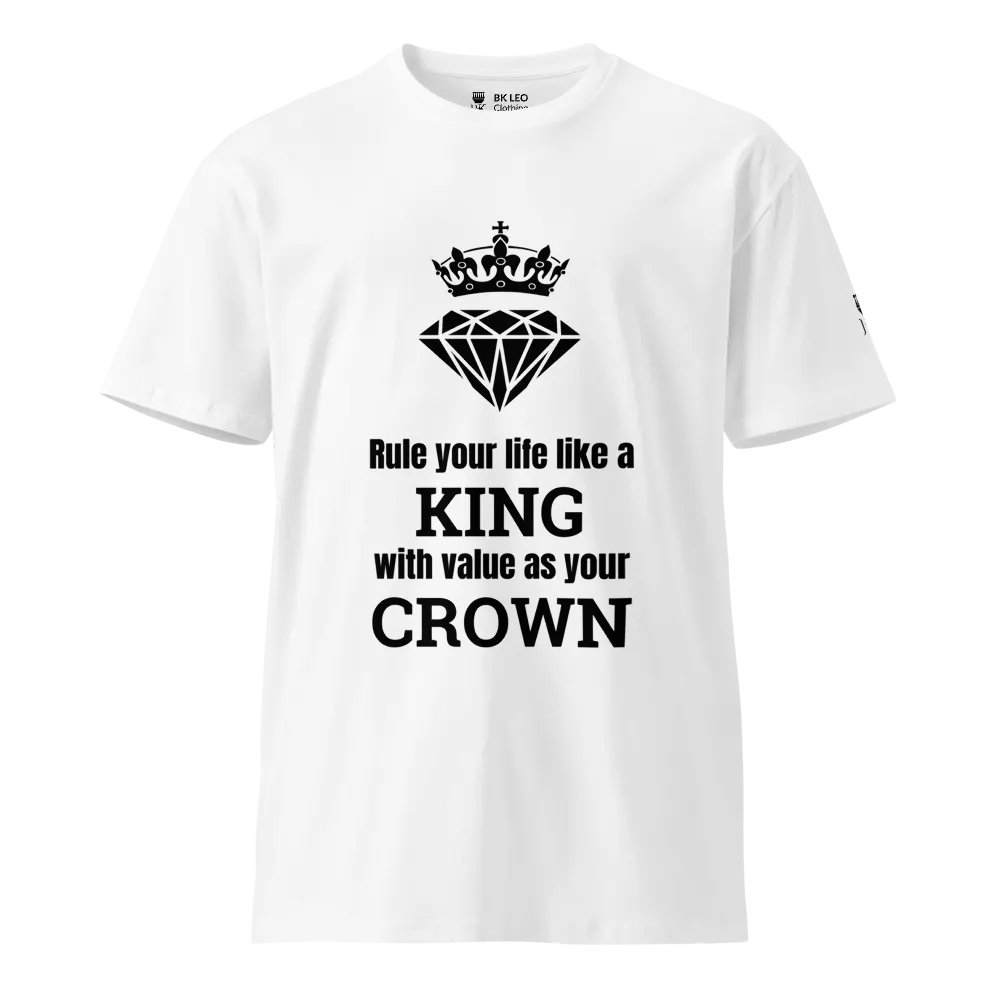 Rule your life like a king, with value as your crown Regular Fit T-shirt product image (5)
