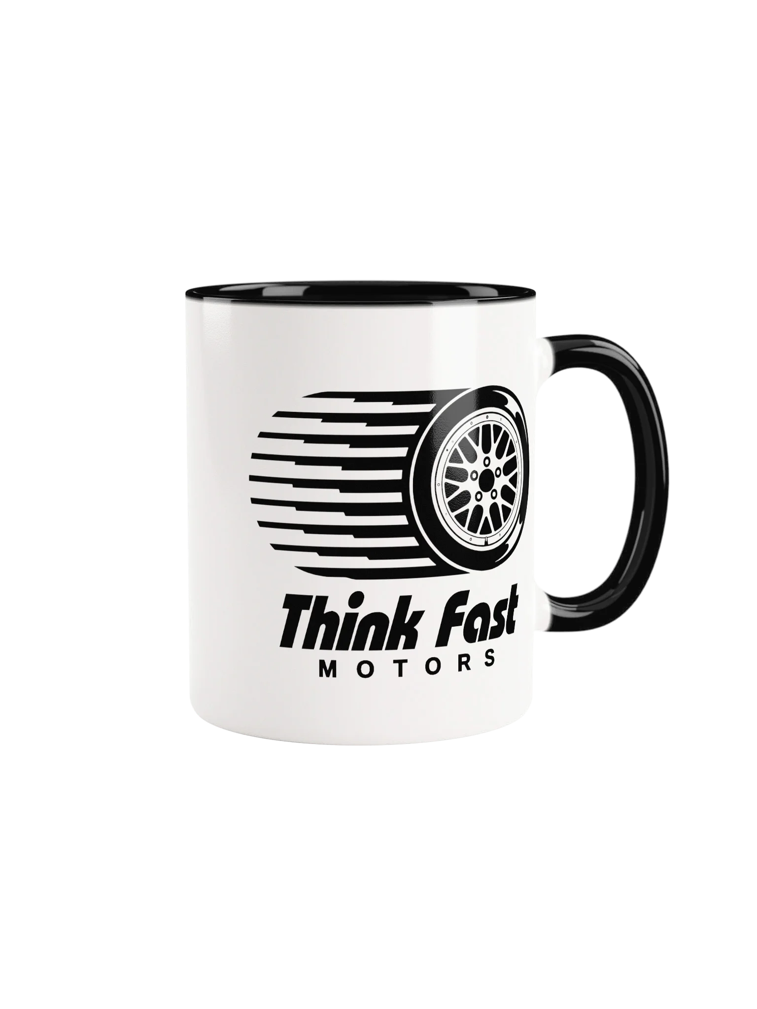 Think Fast Motors Mug - Black product image (1)