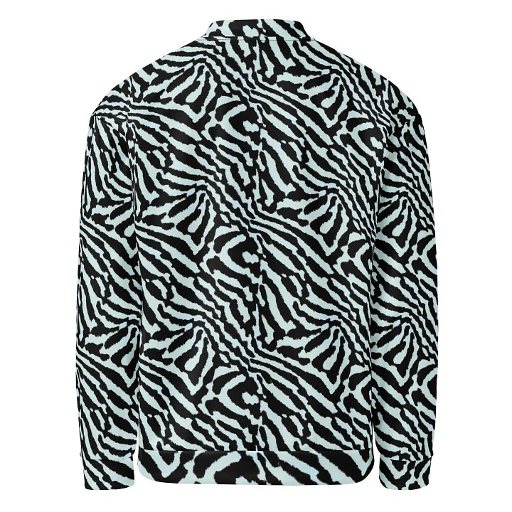 Blue Zebra Bomber Jacket product image (2)
