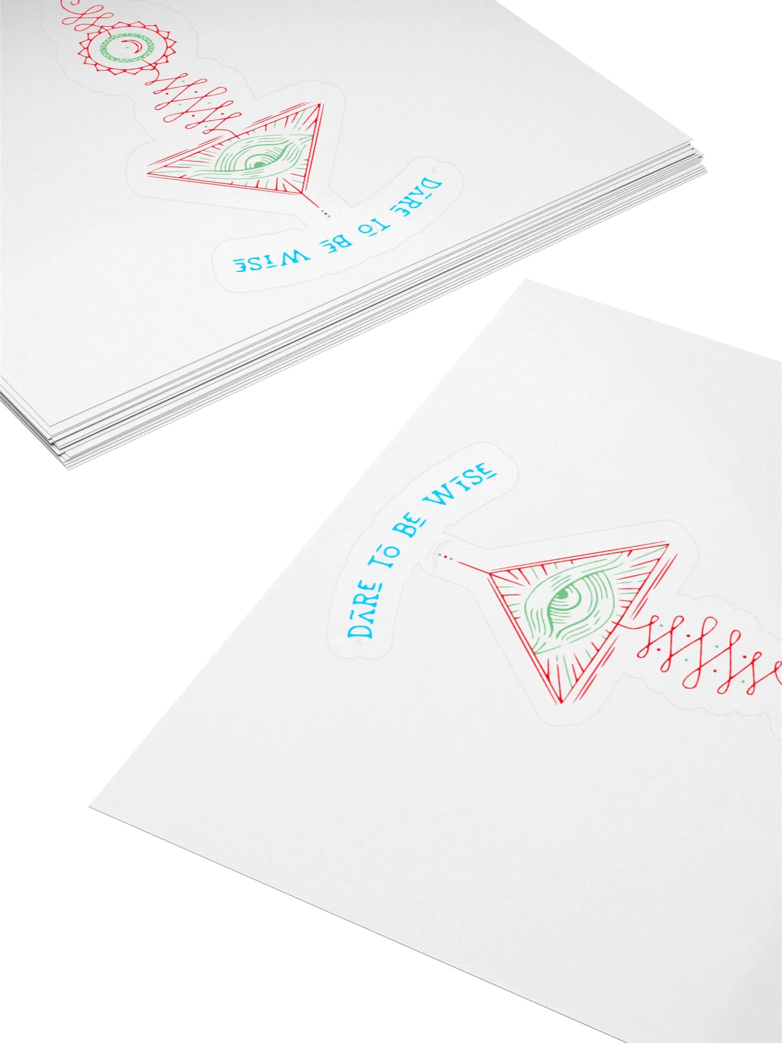 Dare To Be Wise Tree Kiss Cut Stickers product image (4)