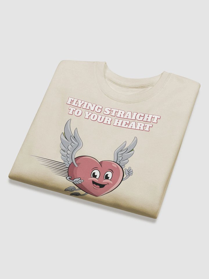 Flying Straight To Your Heart - Happy Valentine's Day Sweatshirt product image (8)
