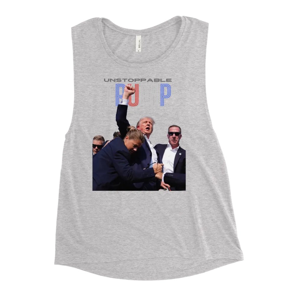 Unstoppable Trump: Fist Pumping Freedom Tank product image (49)