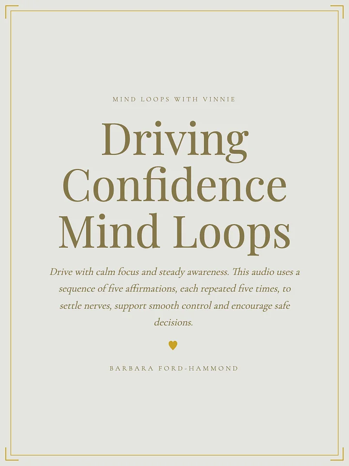 Driving Confidence Mind Loops product image (1)